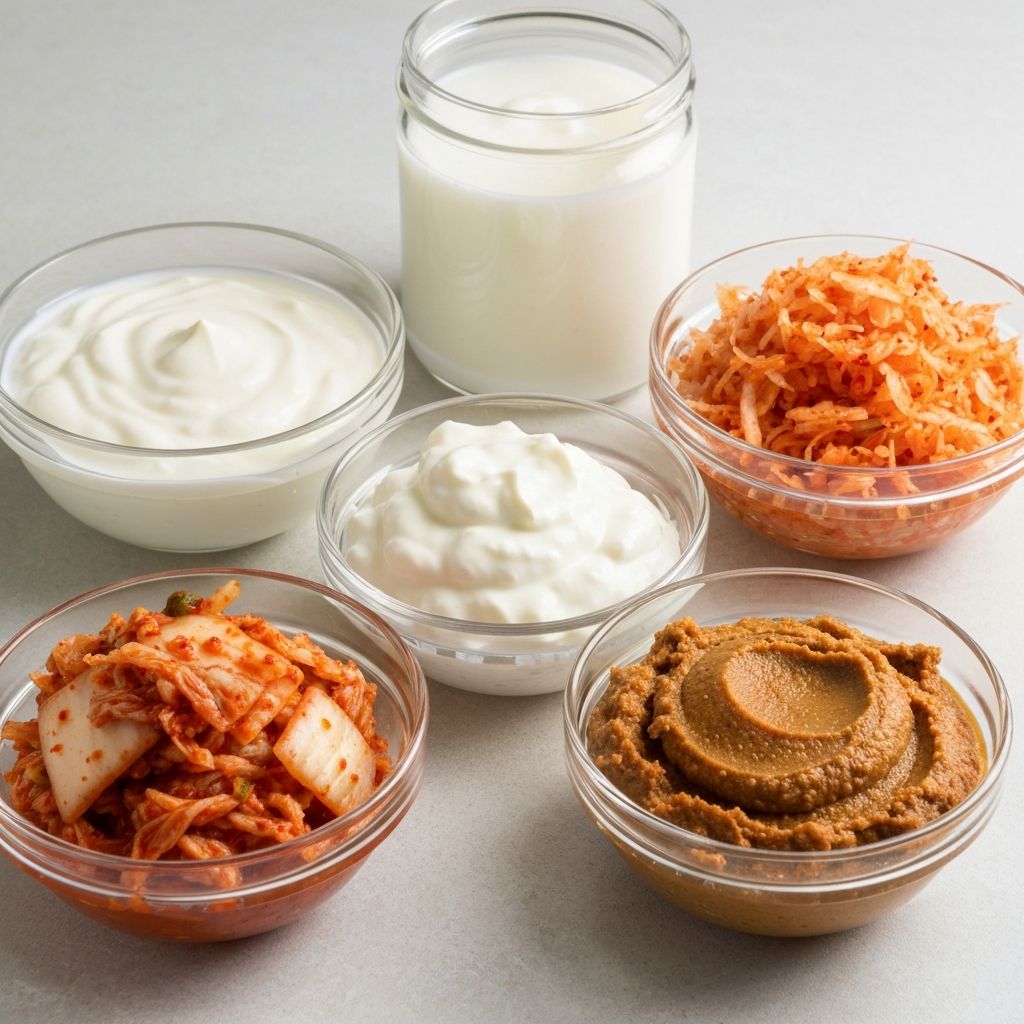 Fermented foods supporting SCFA-producing bacteria