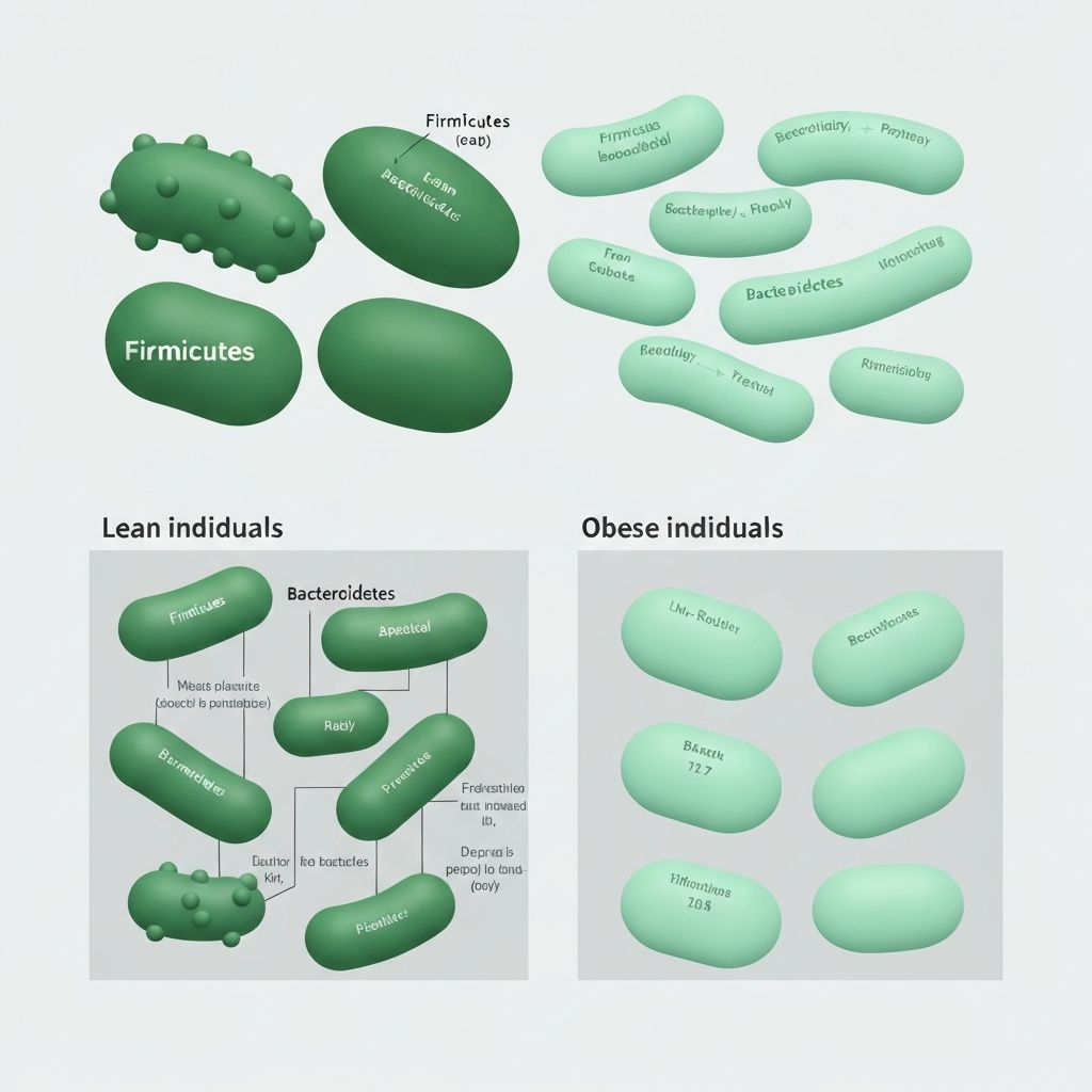 Scientific comparison of Firmicutes and Bacteroidetes in lean versus obese individuals